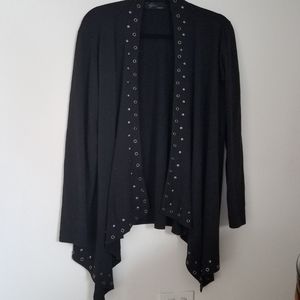 Black Studded Cardigan